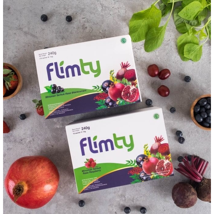 Flimty Fiber Suplemen Pelangsing Diet 1 Sachet BPOM / Susu Diet Detox