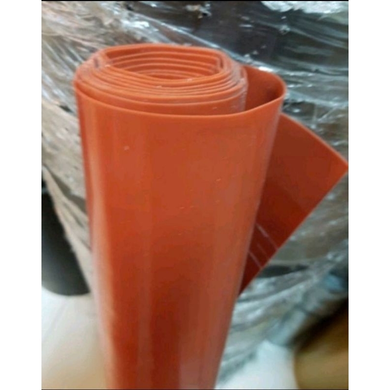 Silicon Red Rubber sheet tebal 2mm ukuran 30cm x 42cm