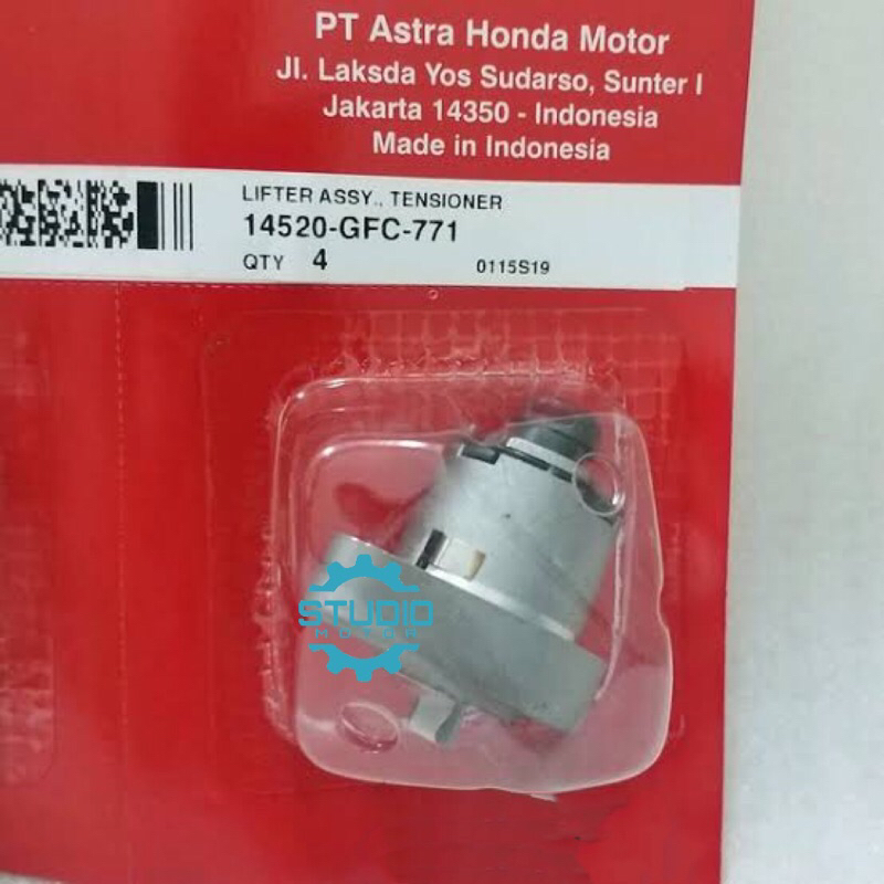 14520GFC771 Lifter Assy Tensioner Tonjokan Setelan keteng Beat karbu Scoopy Spacy KVY / KVB / K16 / K93 / K25 / K81 Original Honda AHM