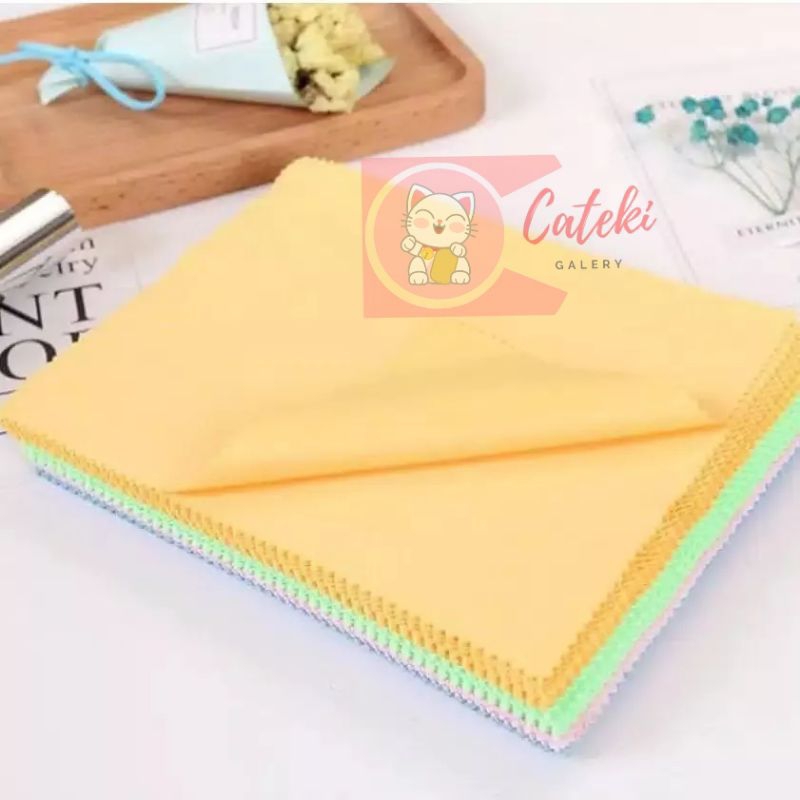 [CTK] MURAH KAIN LAP KACAMATA MICROFIBER / KAIN PEMBERSIH KACAMATA / KAIN HALUS DAN LEMBUT SERBAGUNA PROMO