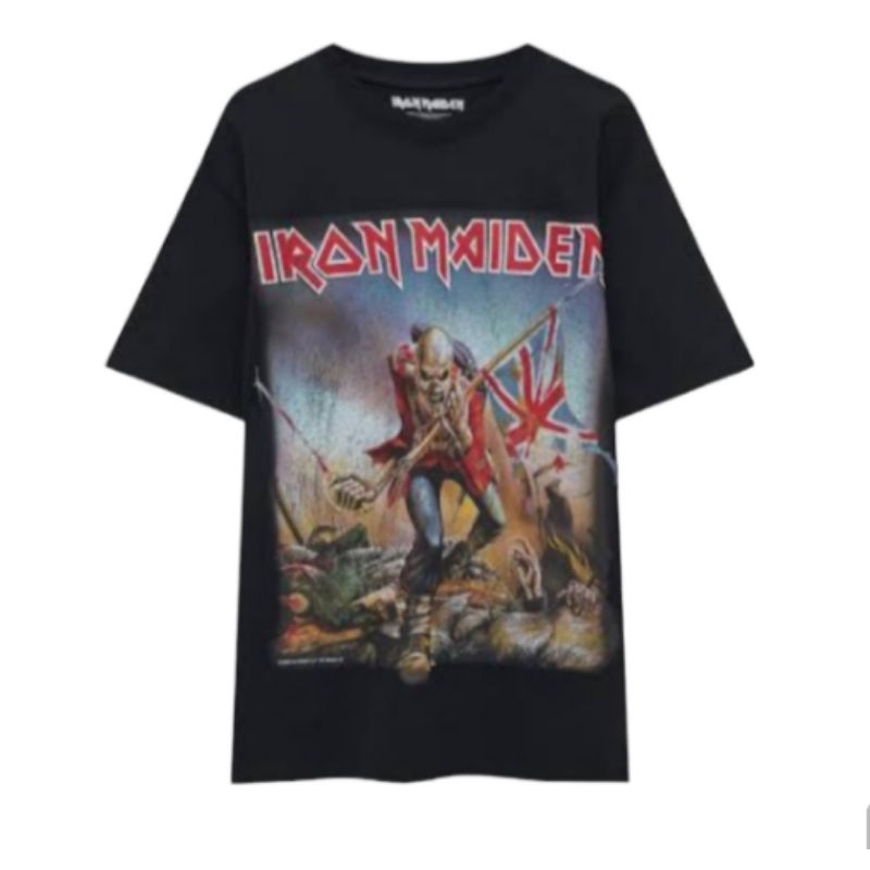 T Shirt Pull&Bear X Iron Maiden Original