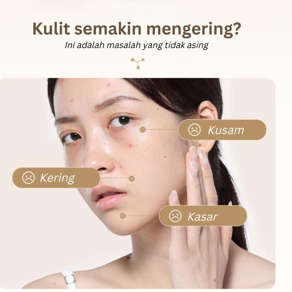 Krim pelembab wajah Cream pelembab wajah Moisture cream Perawatan wajah Krim pemutih wajah 100g Krim pagi dan malam Anti-penuaan keriput kekeringan retak Memutihkan melembabkan dan mencerahkan kulit wajah Pelembab multi-aksi susu kambing 100% asli