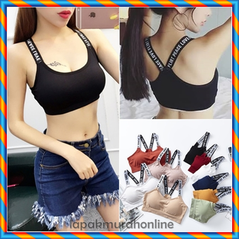 SPORT BRA WANITA GYM FITNESS SENAM ZUMBA YOGA OLAHRAGA IMPORT / BRA SPORT IMPORT