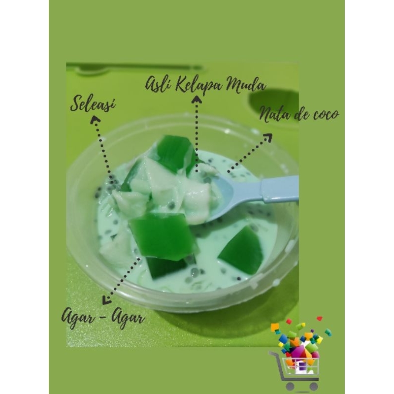 

Buko Pandan 300ml / Buko Pandan Creamy / BUKO Pandan Kelapa Muda Premium