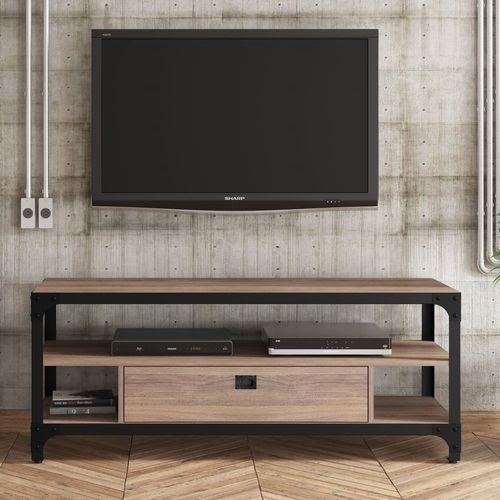 Meja TV Besi Hollow Minimalis Modern | Rak TV Besi Kokoh Terbaru | Bufet TV Kuat Desain Aesthetic