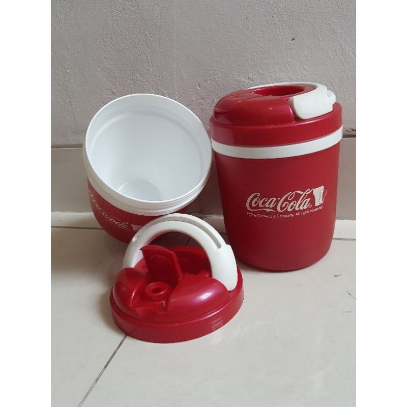 THERMOS EMBER COCA COLA ICE BUCKET STORAGE COOL COOLER BOX COKE NO BOX KOTAK ES TRAVEL PORTABLE PENY