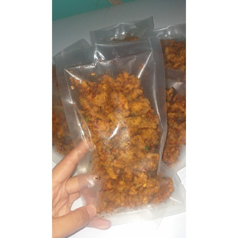 

100gr kripik usus crispi pedas daun jeruk