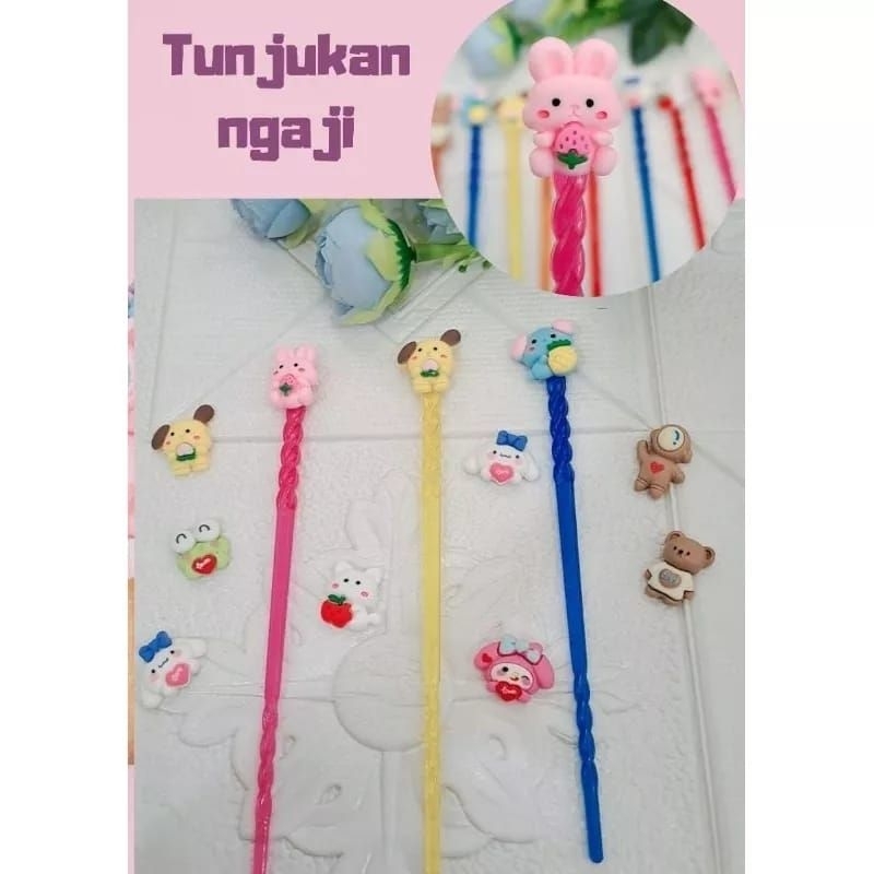 Tunjukan ngaji kalam ngaji tuding ngaji penunjuk bacaan iqro karakter