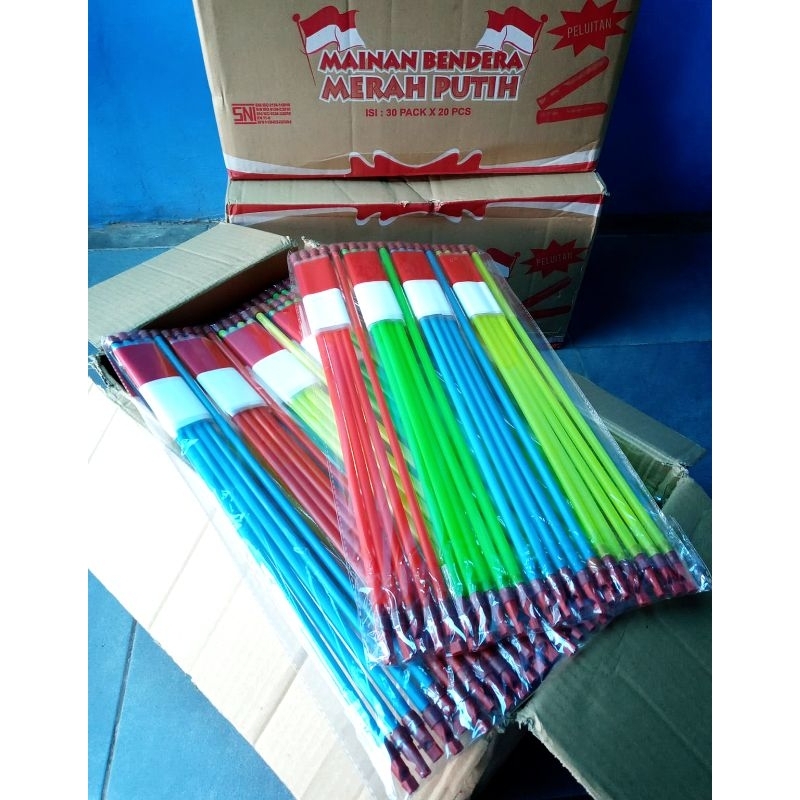 Bendera Pluit Bendera Plastik Peluit isi 5 pcs