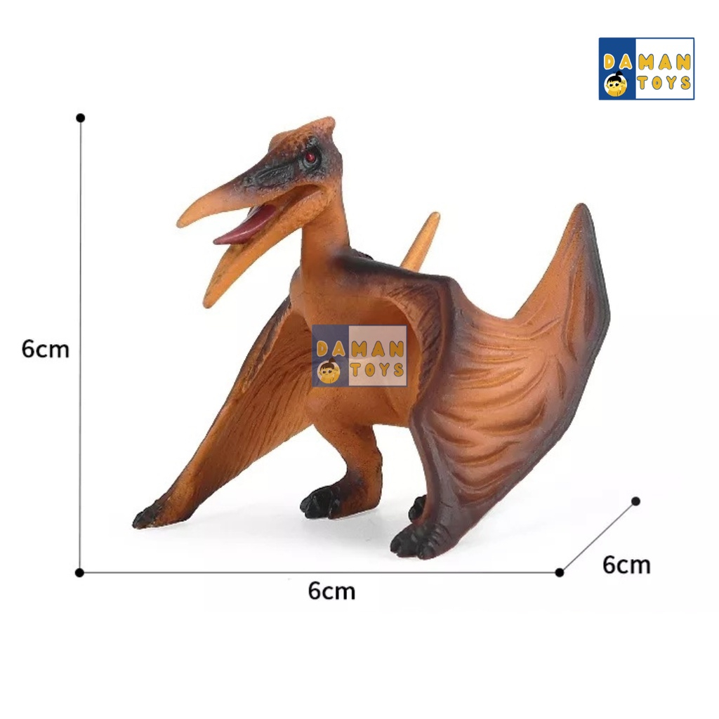 Mainan Dino Dinosaurus Pteranodon Mosasaurus Trex Spinosaurus Pajangan Koleksi Kualitas Bagus