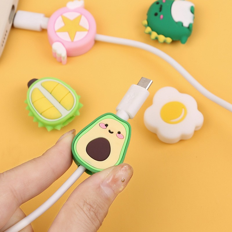 Pelindung Ujung Kabel Charger Karakter 3D Lucu Protector USB Cable AH076 - XOBOX