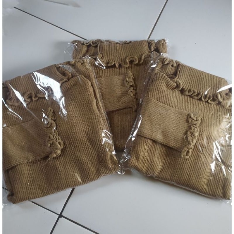 Baju Rajut Anak Kriwil Lengan Panjang - Sweater Rajut Kriwil Anak - Cardigan Anak model kriwil kekinian