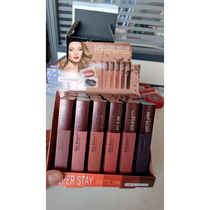 [ PERBOX ] LIPGLOS KISS BEAUTY 70240 / LIPCREAM KISS BEAUTY / TERMURAH