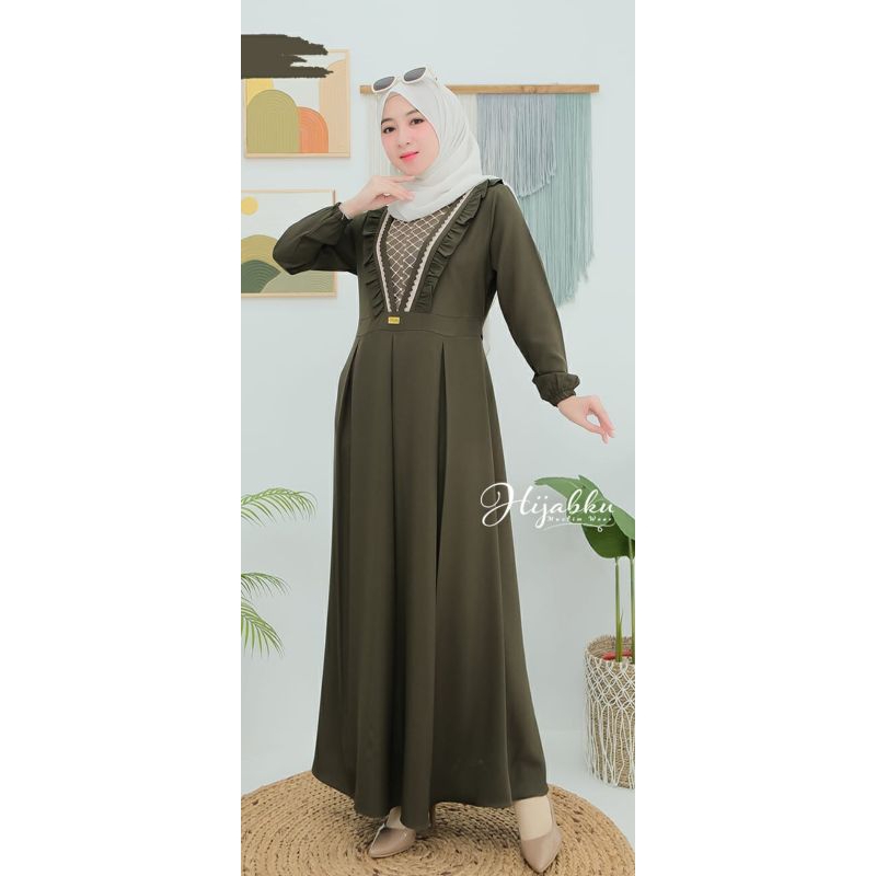 Sella Dress Tifanny Premium Original By Hijabku Muslim Wear