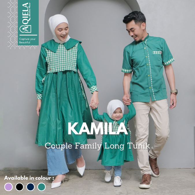 Tunik Couple Keluarga Kamila by Aqiela Muslim House