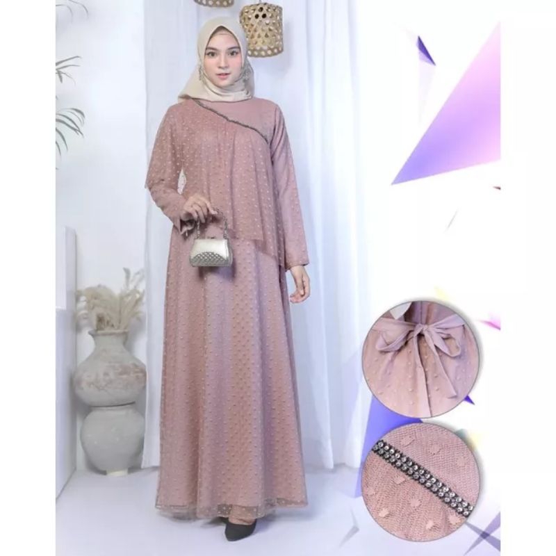 Stelli dress tile dotty // stelli maxy // kebaya tile dot // kierin maxi dress // harmony dress tull