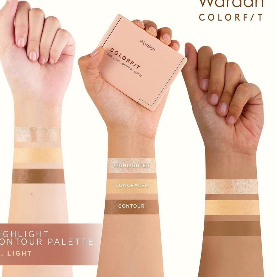 Wardah Colorfit Highlight Contour Palette