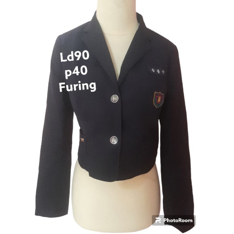 blazer anak sekolah korea
