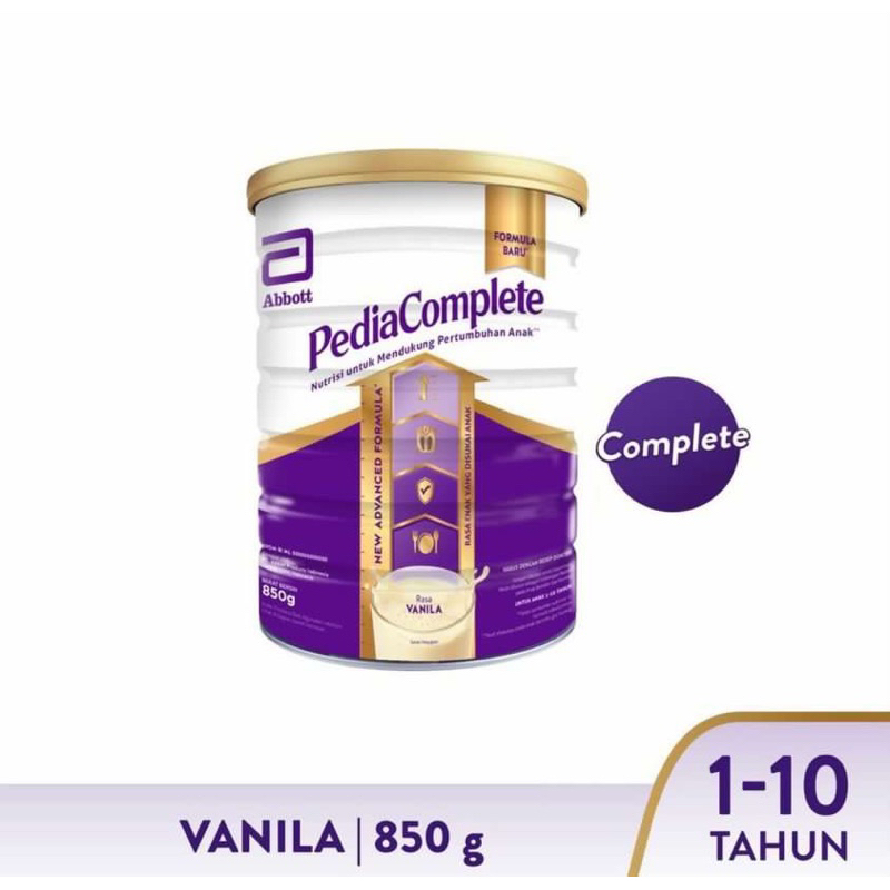 PEDIASURE COMPLETE VANILA SUSU PERTUMBUHAN ANAK