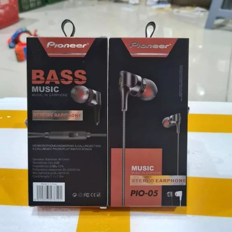HF/Headset PIONEER PIO - 05 PACKING IMPORT ●