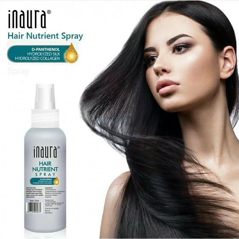 INAURA Hair Nutrient Spray 100ml | Vitamin Rambut Untuk Catok 100ml