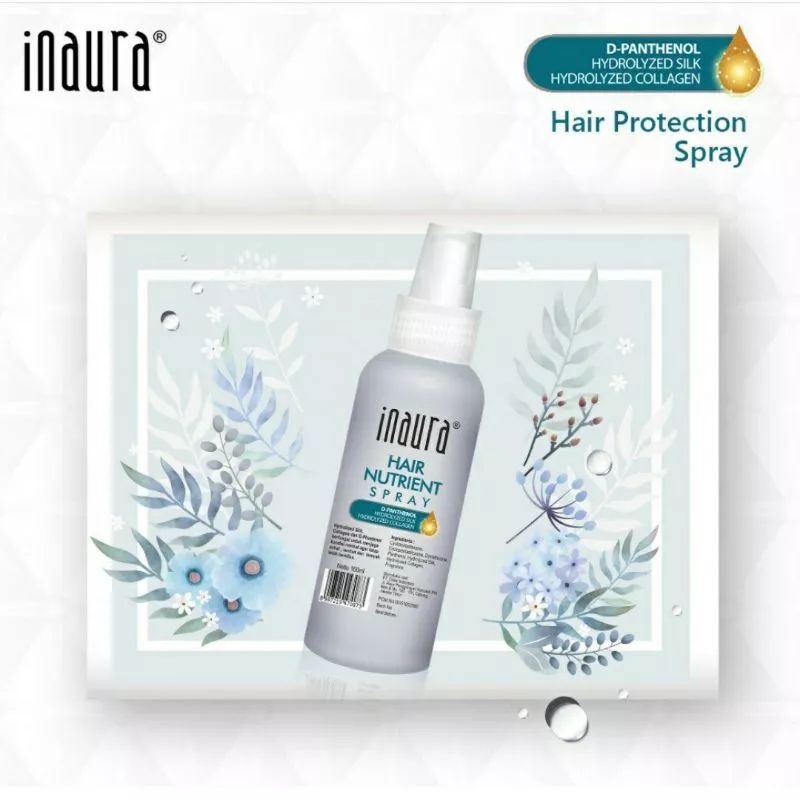 INAURA Hair Nutrient Spray 100ml | Vitamin Rambut Untuk Catok 100ml