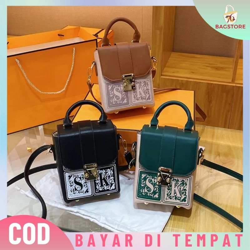 [IMPORT] T8497 - TAS SELEMPANG MINI WANITA FASHION IMPORT - 76BAGSTORE