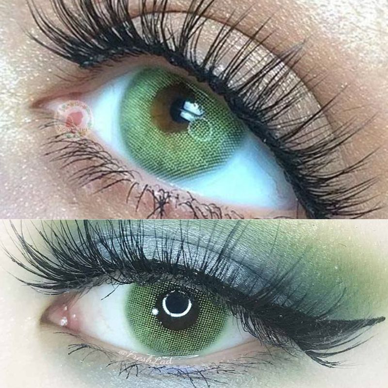 SOFTLENS QUEEN GREY CLOUD COLORED LENSES  lensa kontak warna (NOMAL)