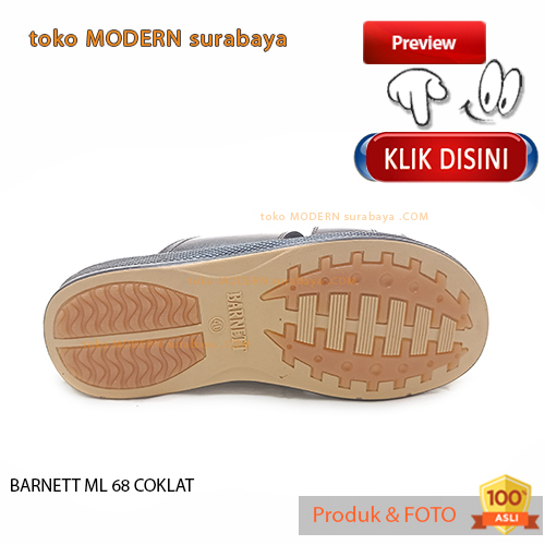 BARNET ML 68 COKLAT sandal pria casual slide