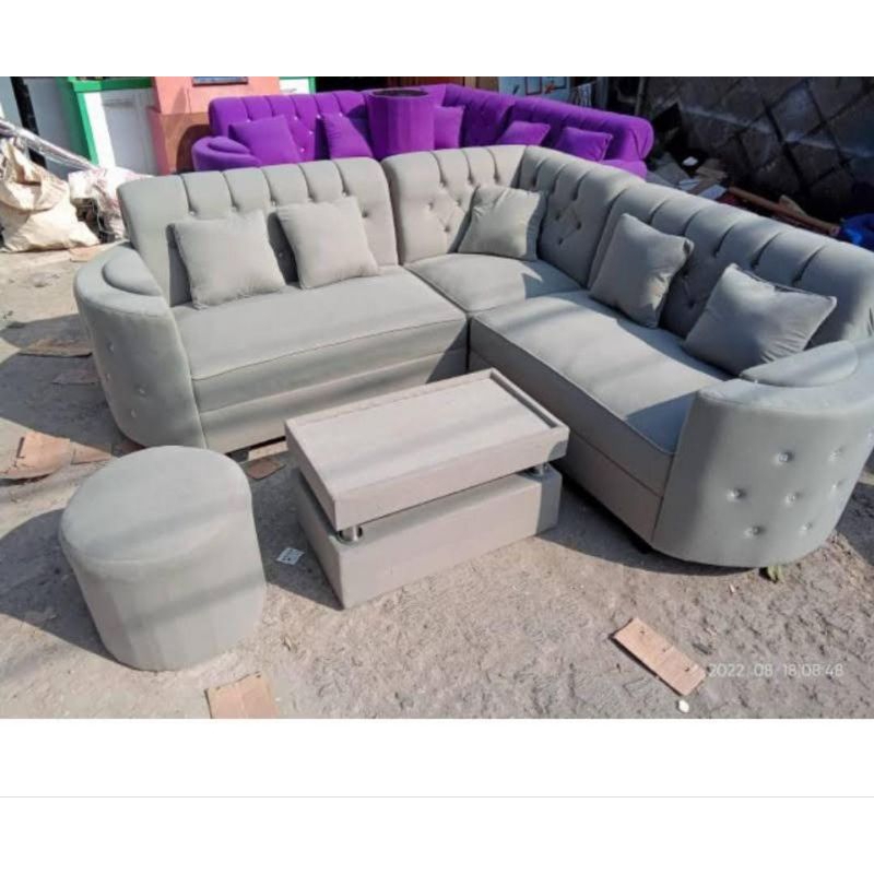 1 Set Sofa Kancing Seribu Mewah Kota Serang