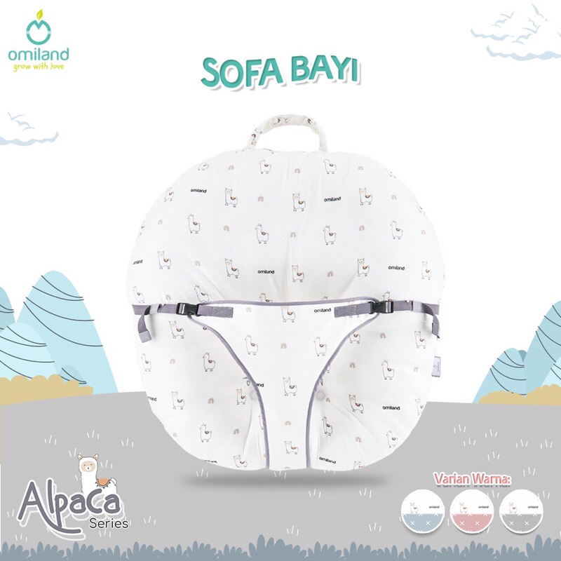 Omiland Bantal Sofa Bayi Series Alpaca
