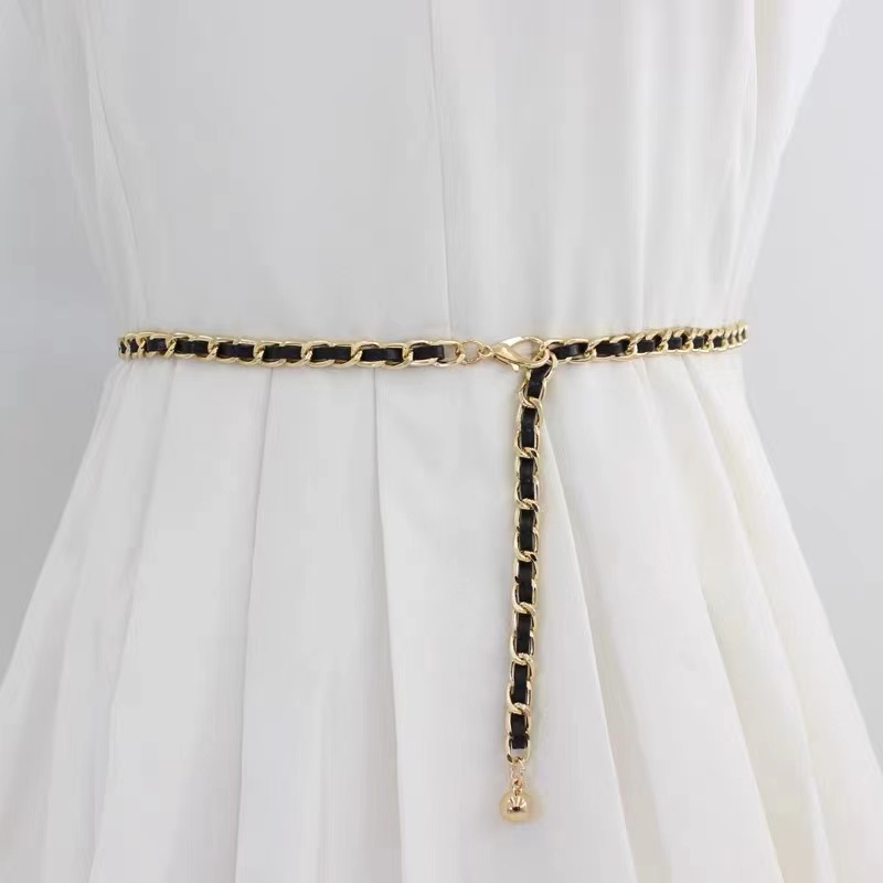 Sayishop Rantai Pinggang logam Belt Rantai Branded Fashion Gesper Wanita 51