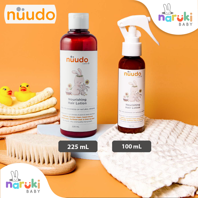 Nuudo Nourishing Hair Lotion 100 ml / 225 ml for Kids &amp; Baby by Pureco