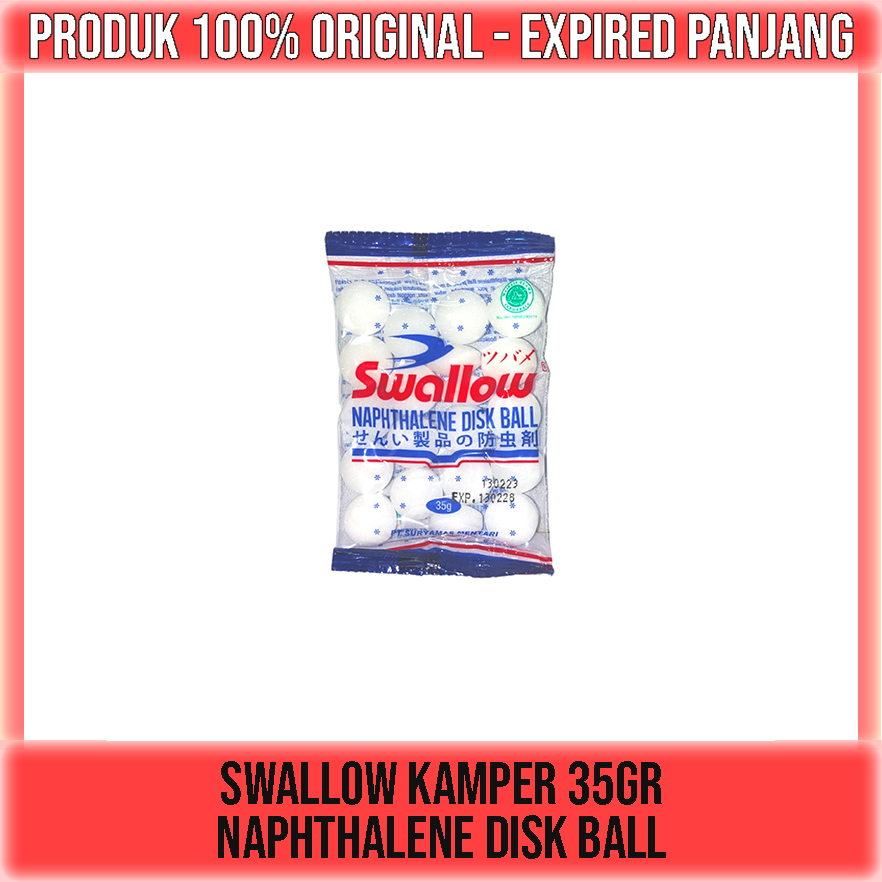 KAMPER SWALLOW NAPHTHALENE DISK BALL KAPUR BARUS 35gr 150gr 300gr