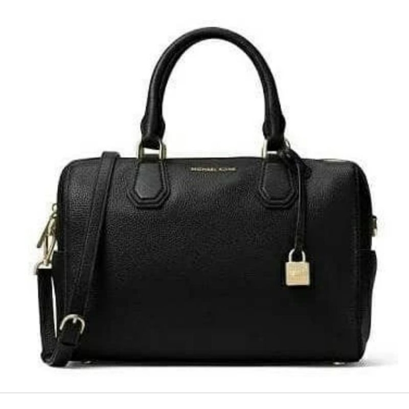 MK Mercer Duffle Black Original Tas Michael Kors