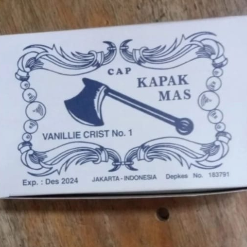 

vanillie vanili cap kapak emas 1 pak