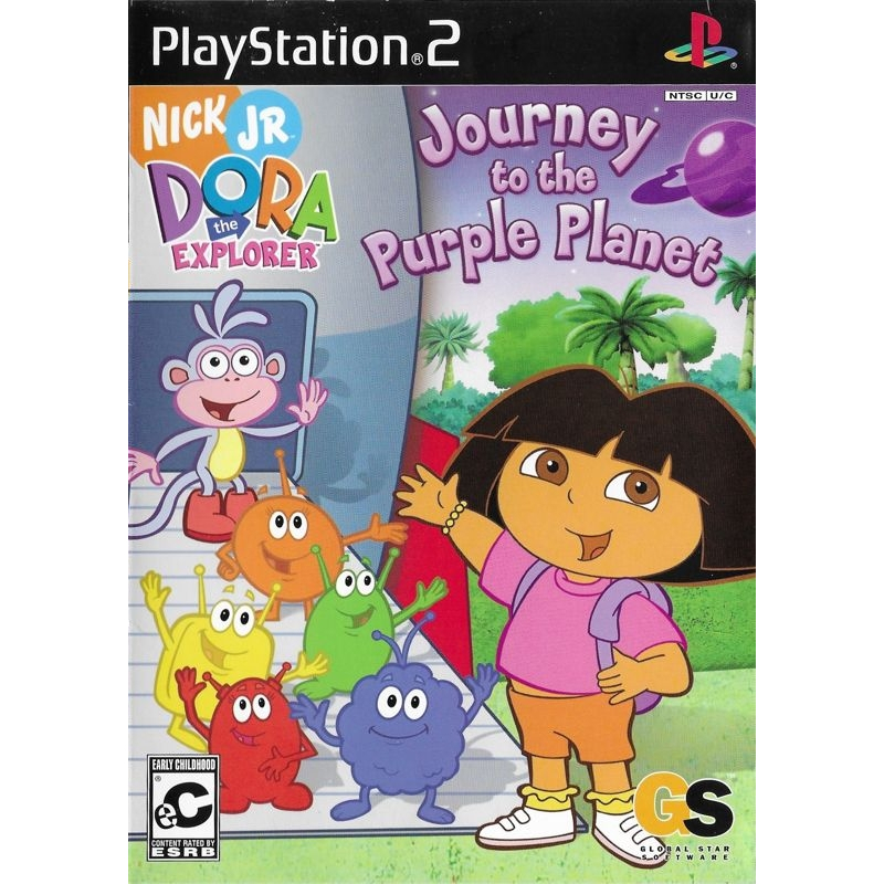 KASET CD DVD GAME PS2: DORA THE EXPLORER - JOURNEY TO THE PURPLE PLANET