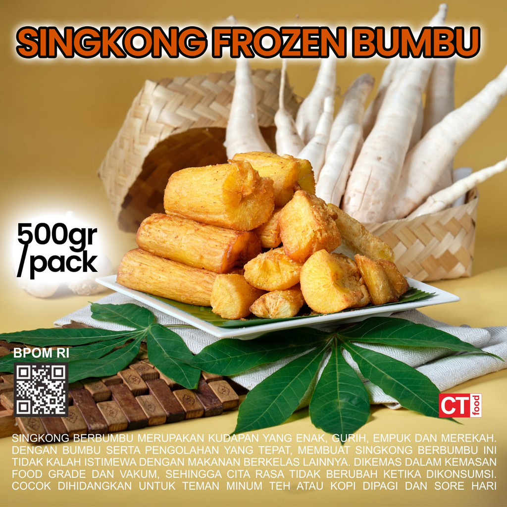 

SINGKONG FROZEN (BUMBU KUNING) 500GR VACUUM