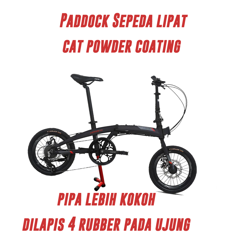 Stand sepeda lipat  - Paddock Sepeda Lipat - Standar Sepeda Lipat - Pedok Sepeda Lipat
