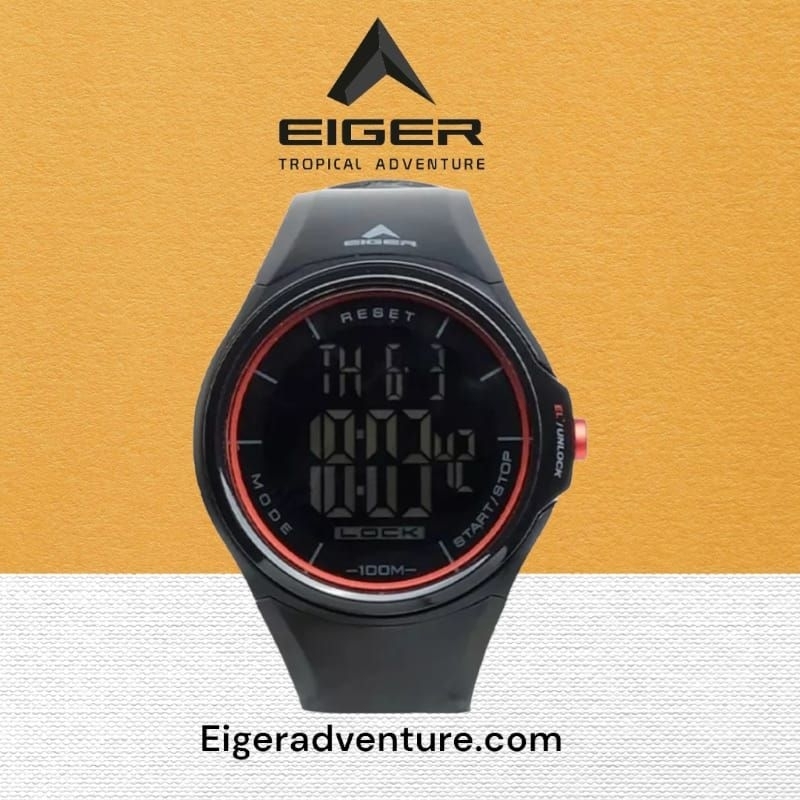 𝙀𝙄𝙂𝙀𝙍1989 JAM TANGAN ORIGINAL TOUCH DIGI WATCH