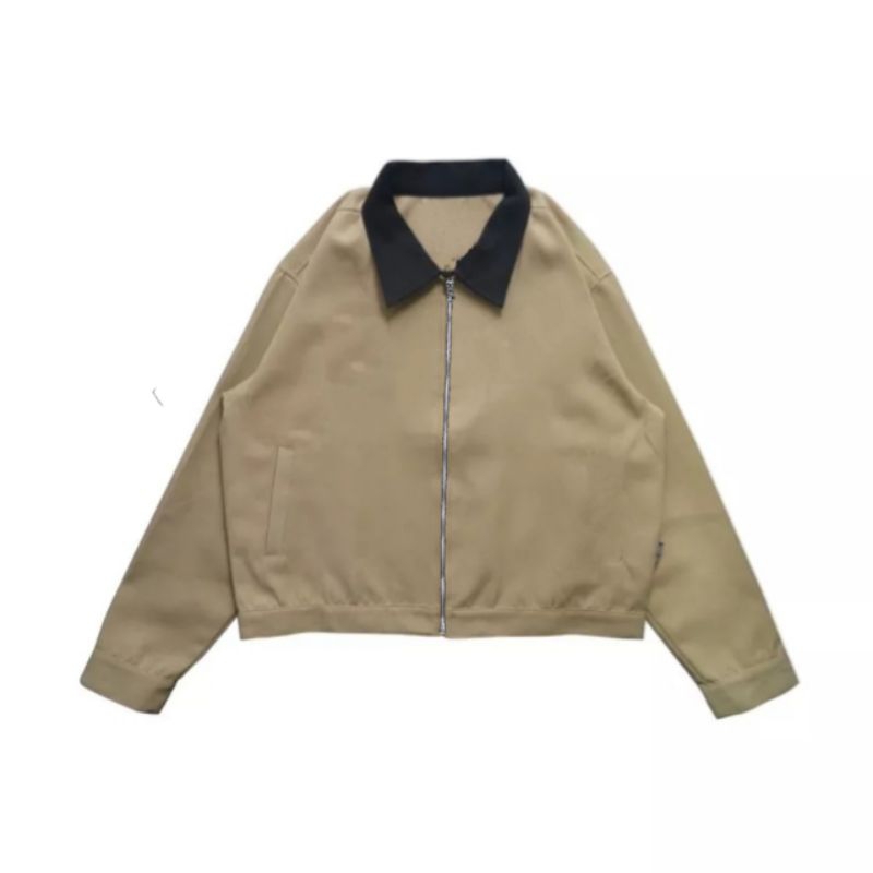 WARDKICK - Jacket Work Crop Polos Cream