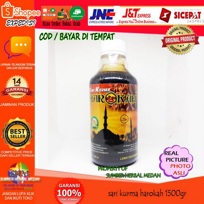 

SARI KURMA HAROKAH 1500GR Kemasan baru -BISA COD
