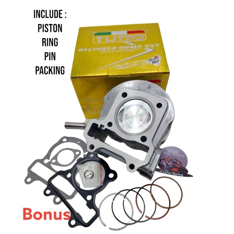 blok seher beat fi scoopy fi spacy fi 50mm honda kzl k25 komplit piston ring seher pin dll bonus packing tutto japan