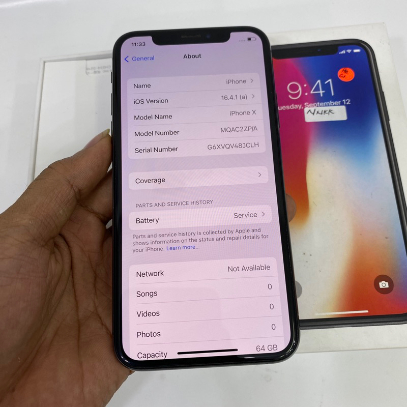 iPhone X 64GB Second ori