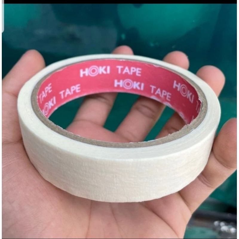 

Lakban Kertas 24 x 15 yard Masking Tape Hoki
