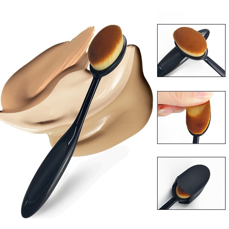 ￼Kuas Oval Brush Foundation Brush