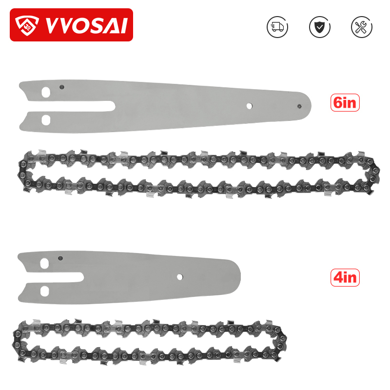 YGRETTE - WOSAI Chain Guide Rantai Gergaji Senso Chainsaw Part 4 6 INCH SPARE PART CADANGAN PENGGANTI GERGAJI MESIN BOR GERINDA MINI ADAPTER KONVERTER