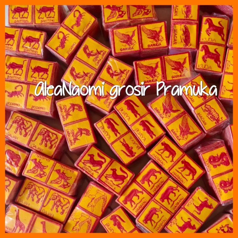 Tanda regu pramuka putra bordir tanda regu hewan kelelawar bordir tanda regu kelelawar bordir tanda regu bordir