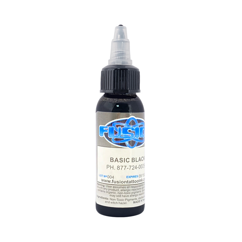 

Tinta Tattoo Fusion Basic Black 1oz 30ml / Botol