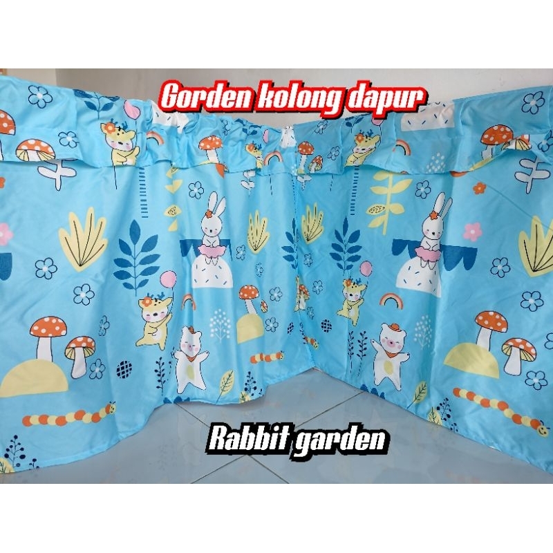 Gorden homemade pintu/gorden kolong dapur